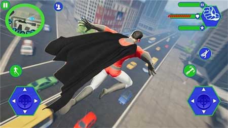 飞行超级英雄城市救援